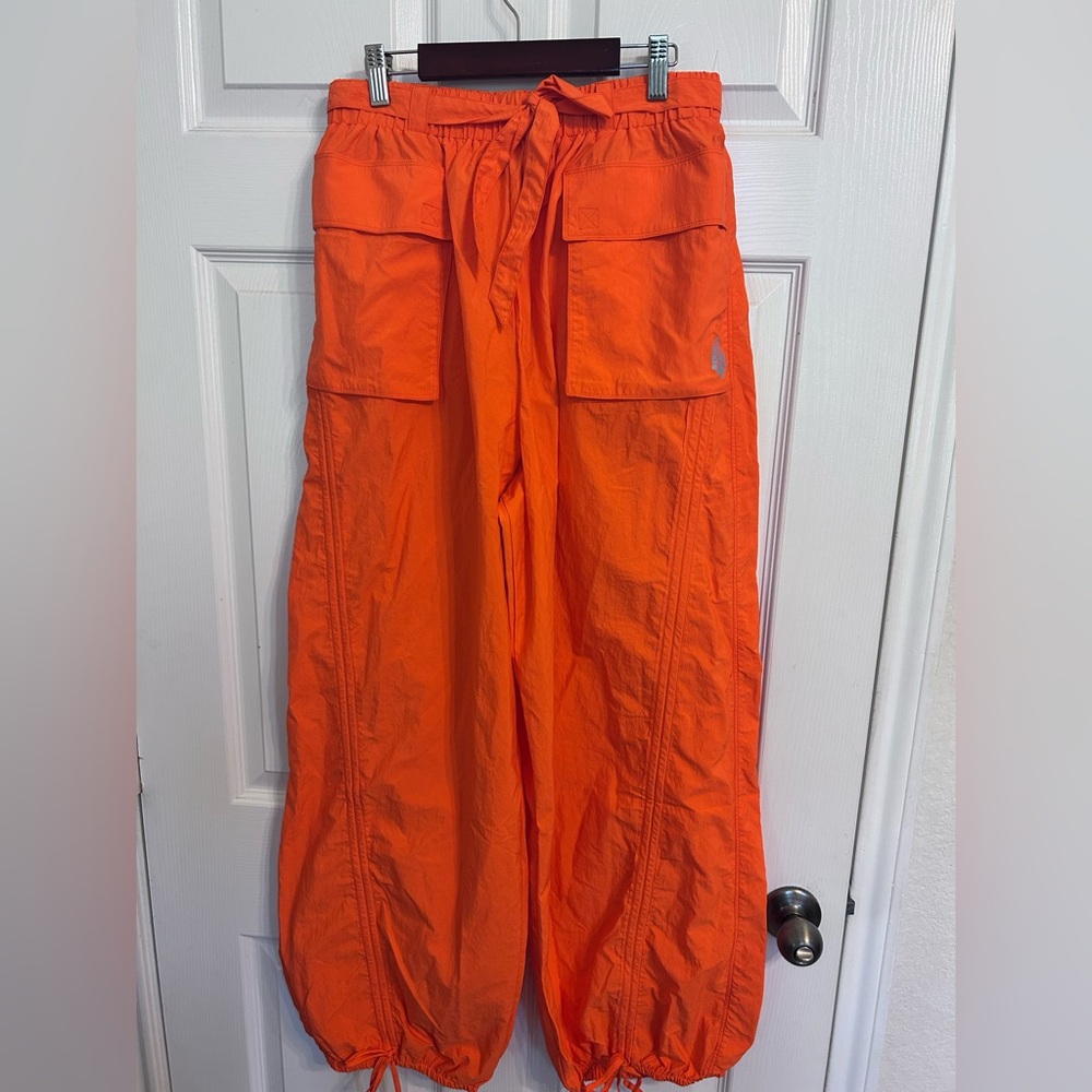 NWOT Free People, In The Wildflowers Pants, Multiple Sizes in Blood Orange - Picture 10 of 13